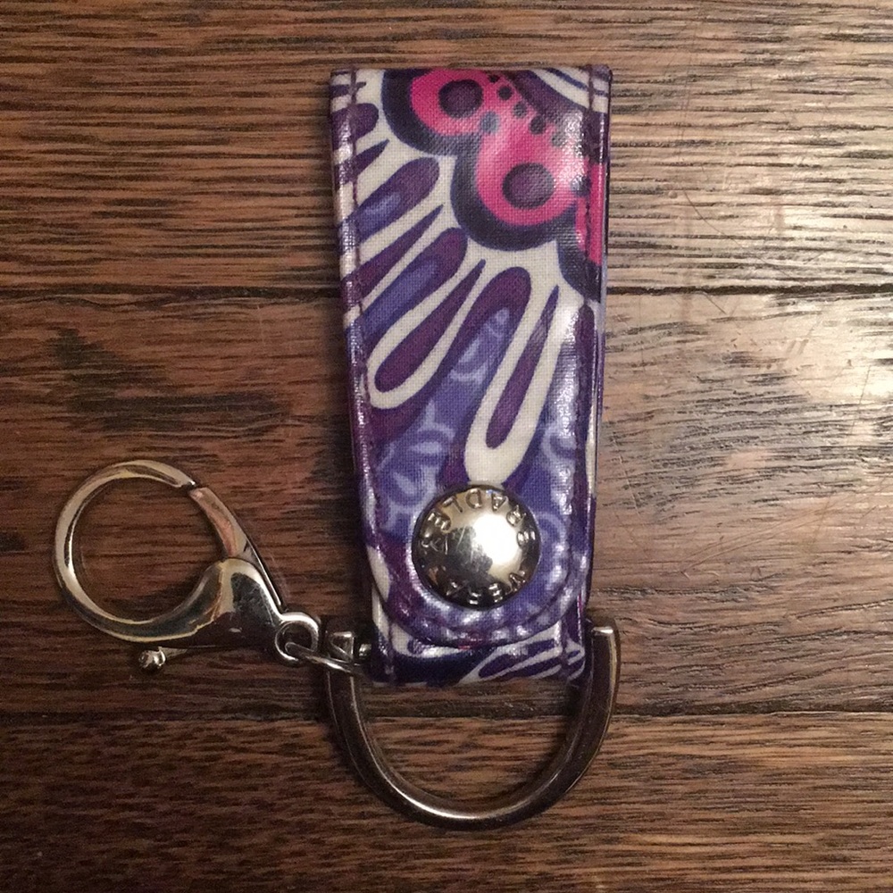 Vera Bradley clip on key chain